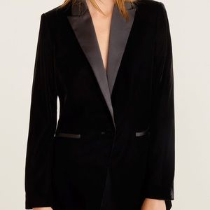 Mango Velvet Blazer